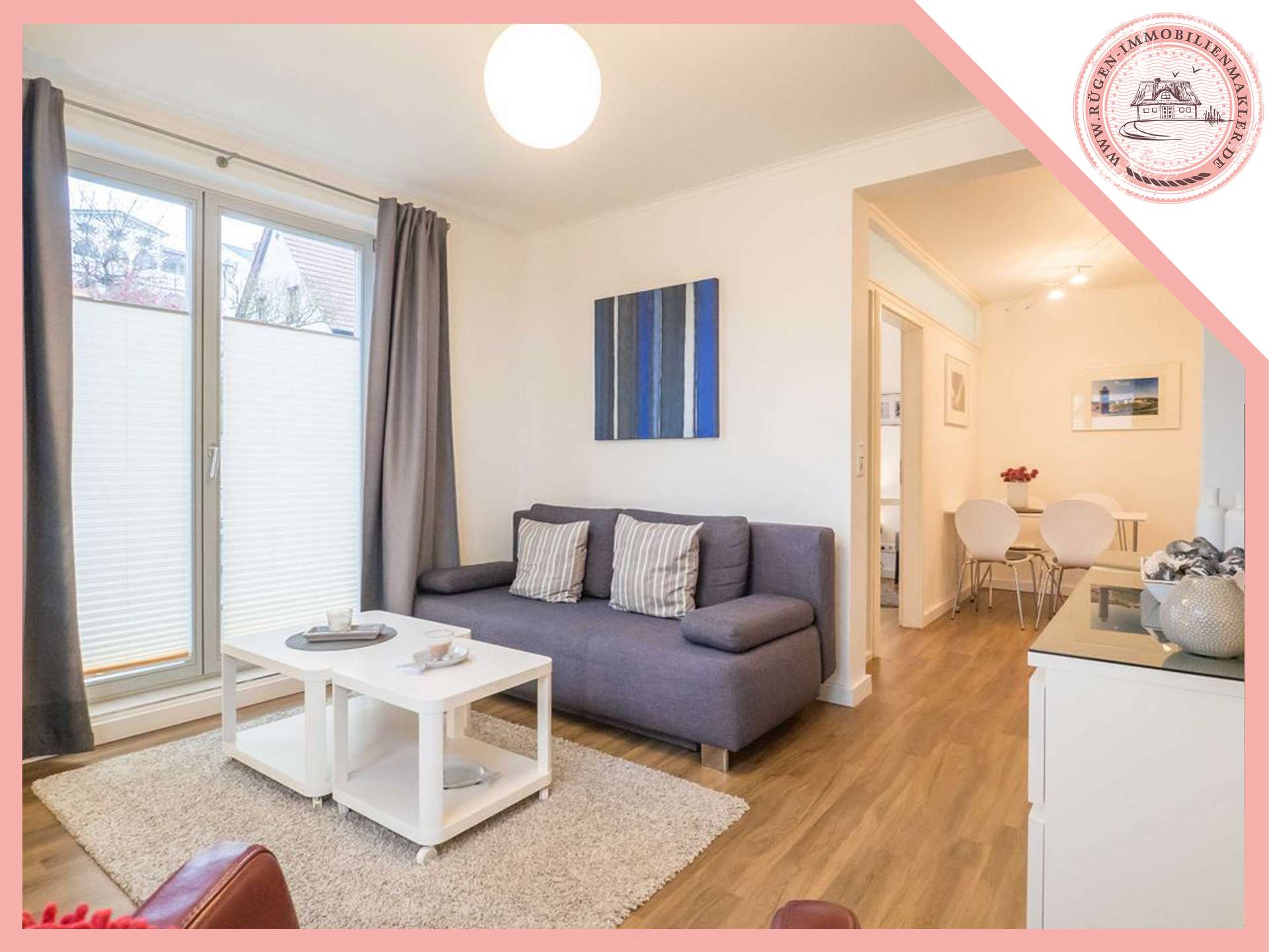 Charmante Erdgeschosswohnung mit großer Terrasse in der Altstadt von Sassnitz
