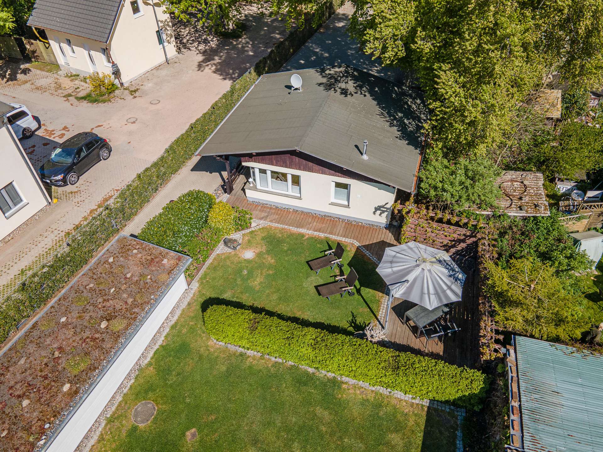 Luftansicht Bungalow