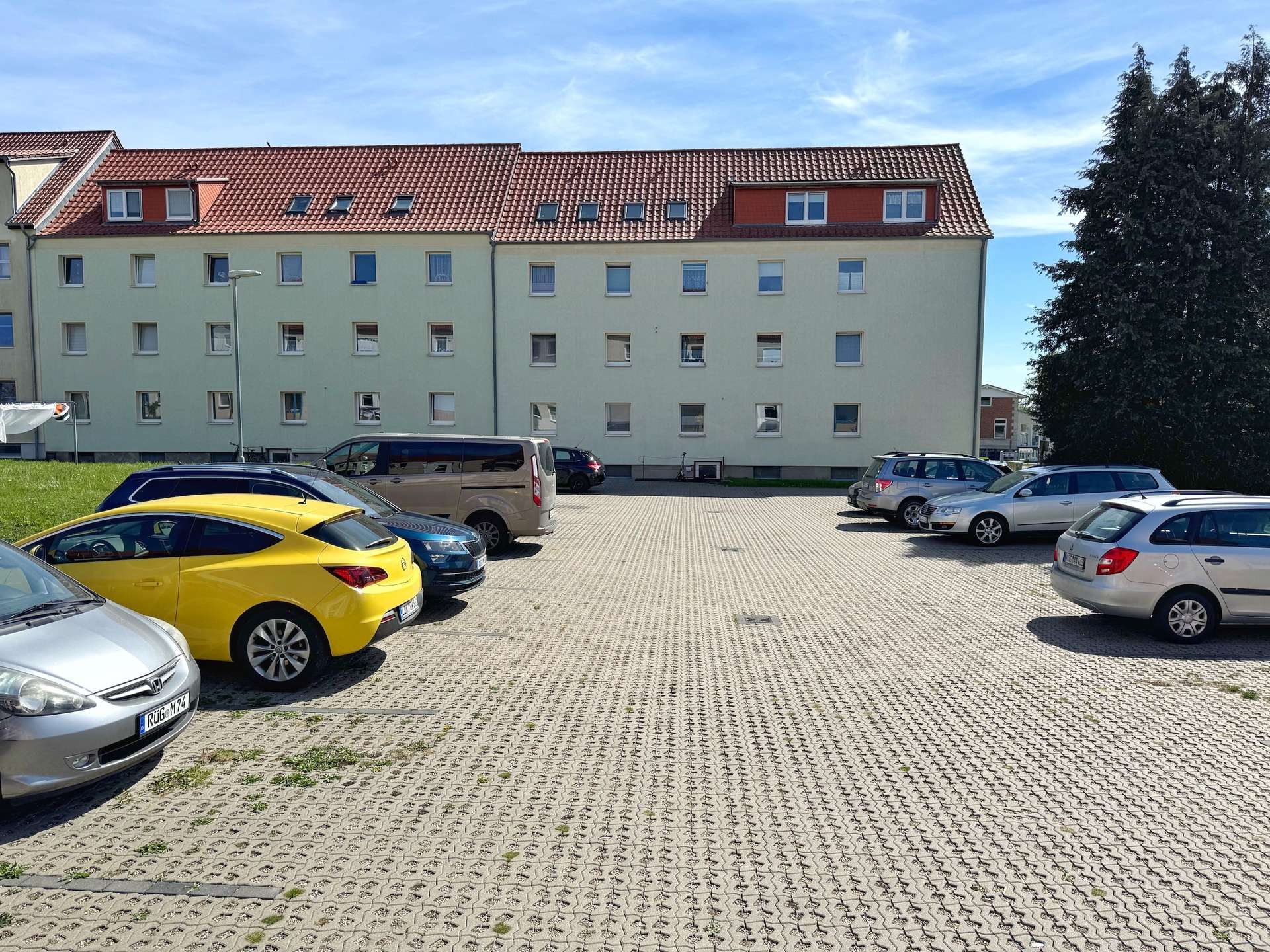 Parkplatzansicht