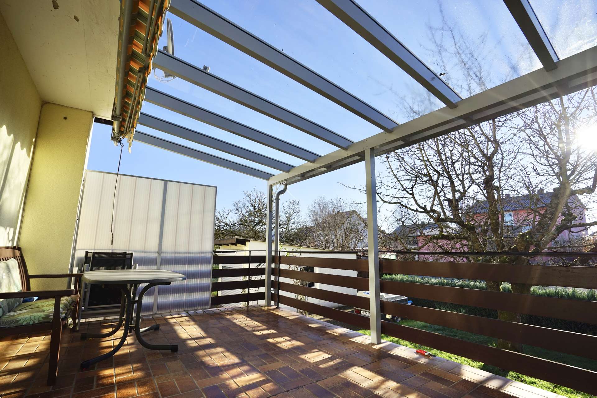 sonnige Süd-Terrasse 