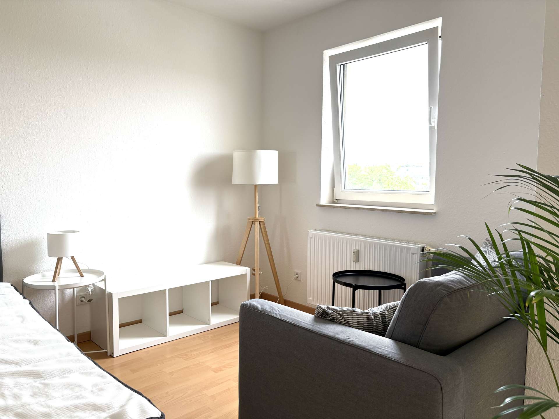 gemütliche Couch im Wohnbereich