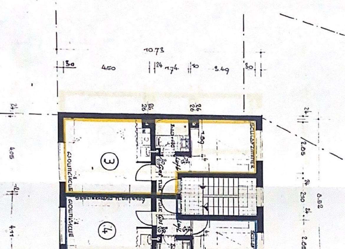 Grundriss 2 Zimmer gut aufgeteilt