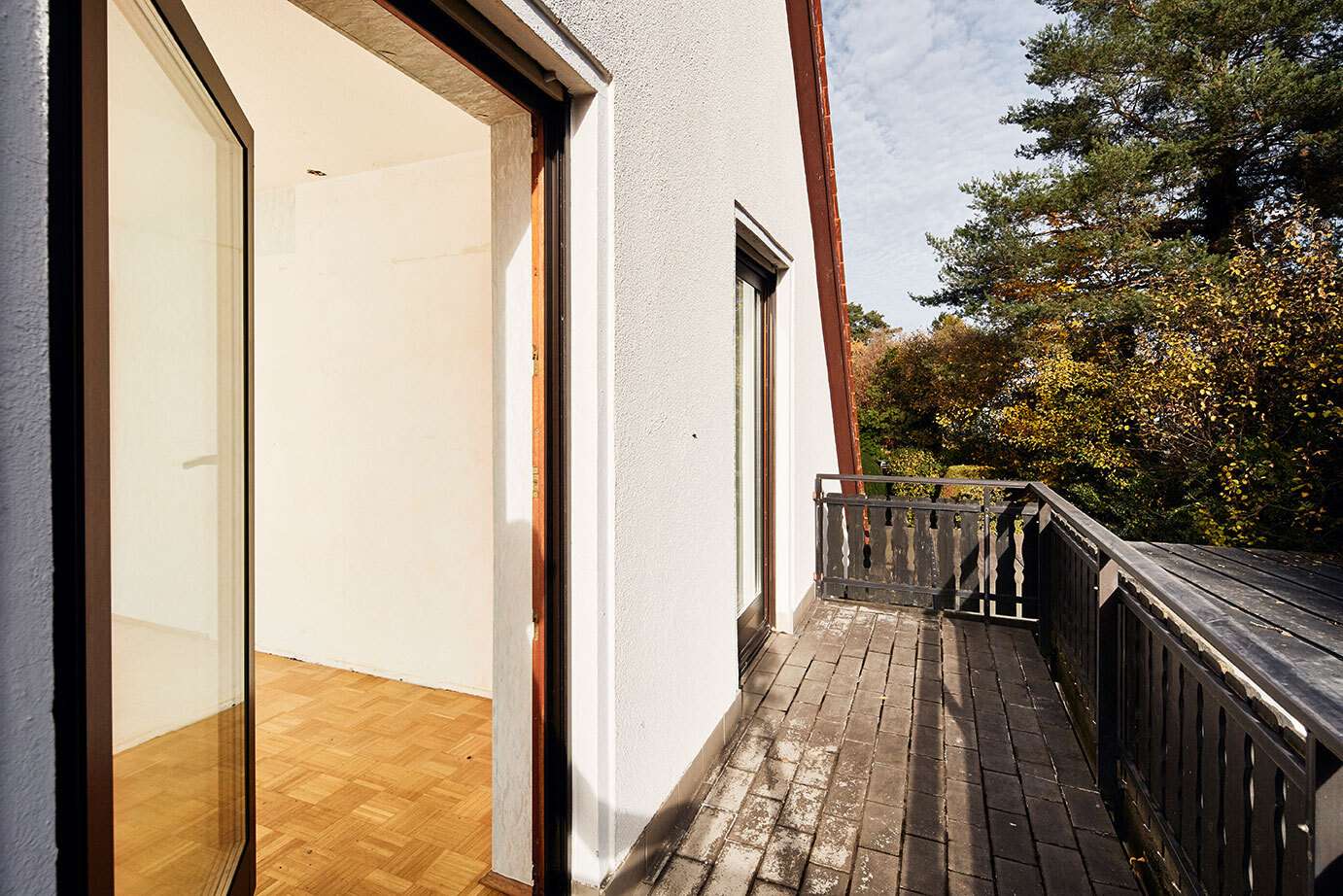 Sonniger Süd-Ost Balkon 