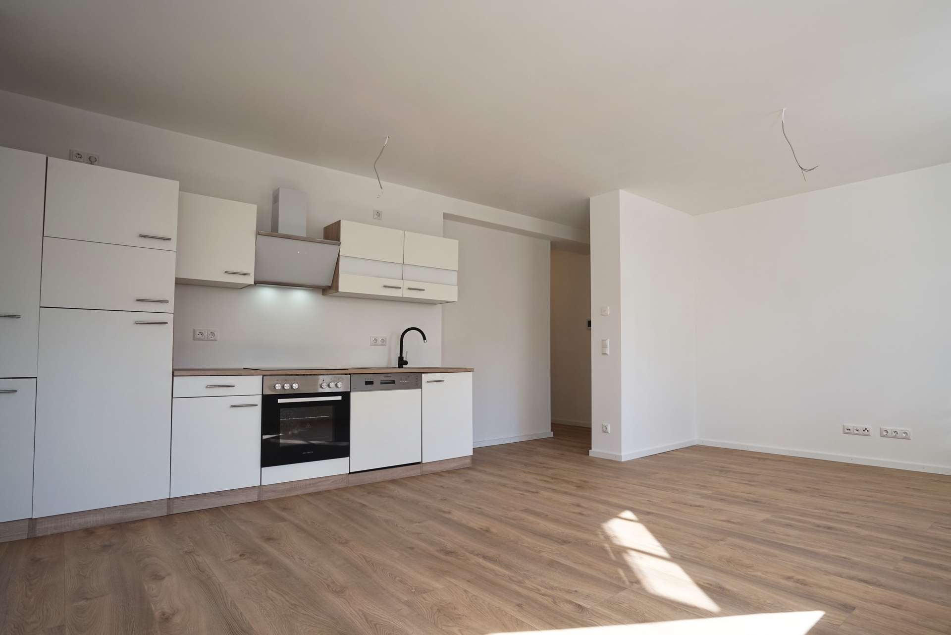 Wohnbereich gemütlich integriert 