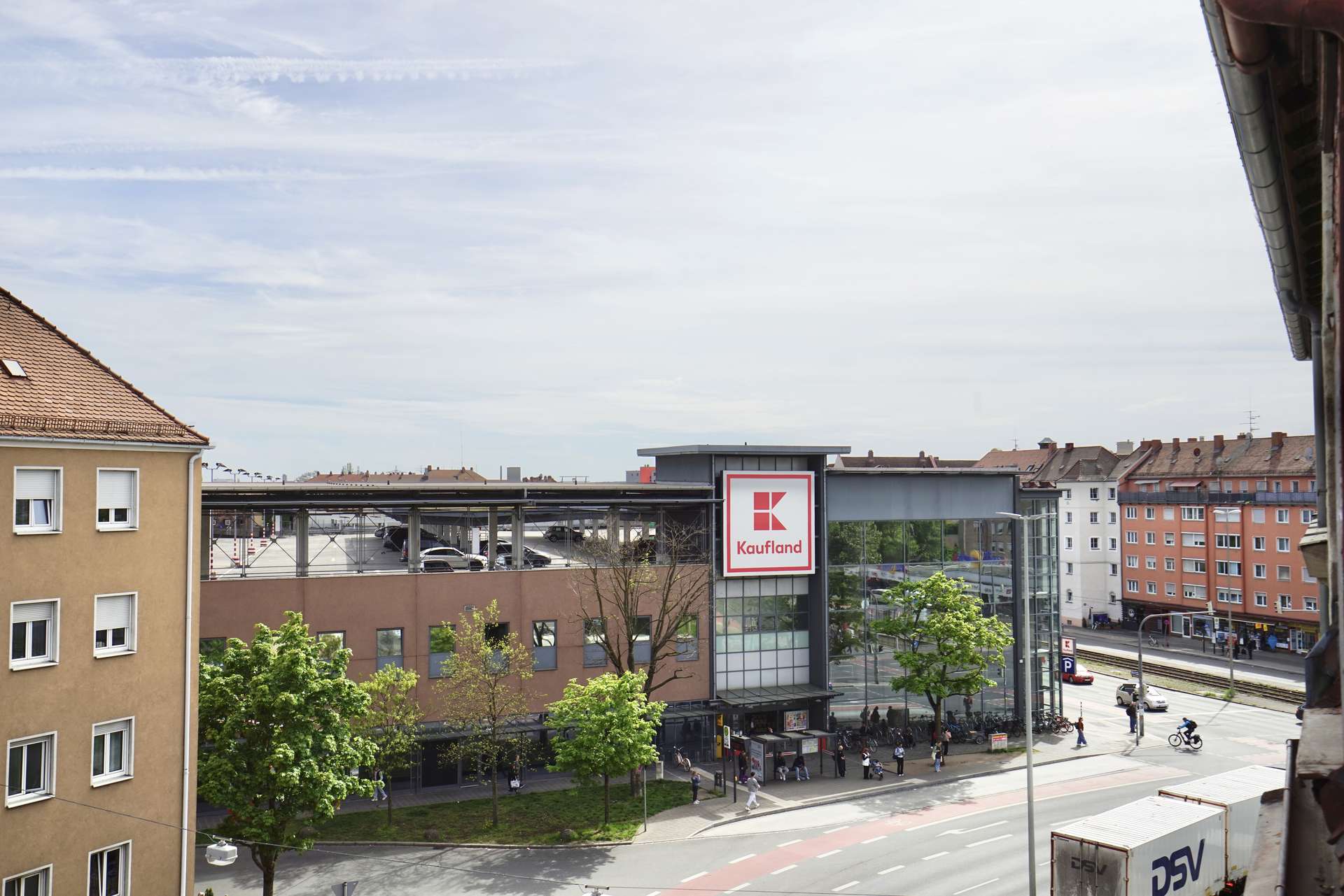 der Kaufland direkt vor der Haustüre