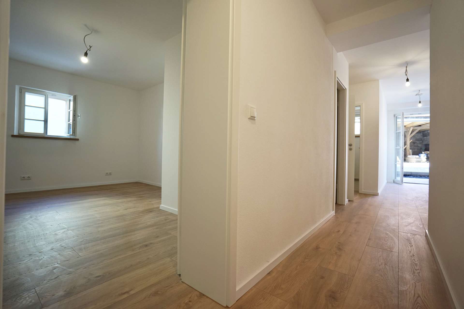 praktischer Grundriss verbindet alle Räume