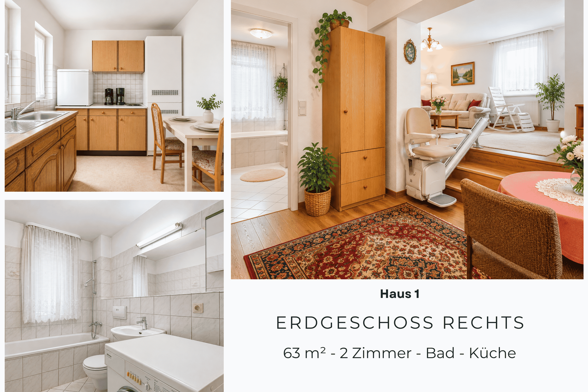 Collage Haus 1 – EG Rechts