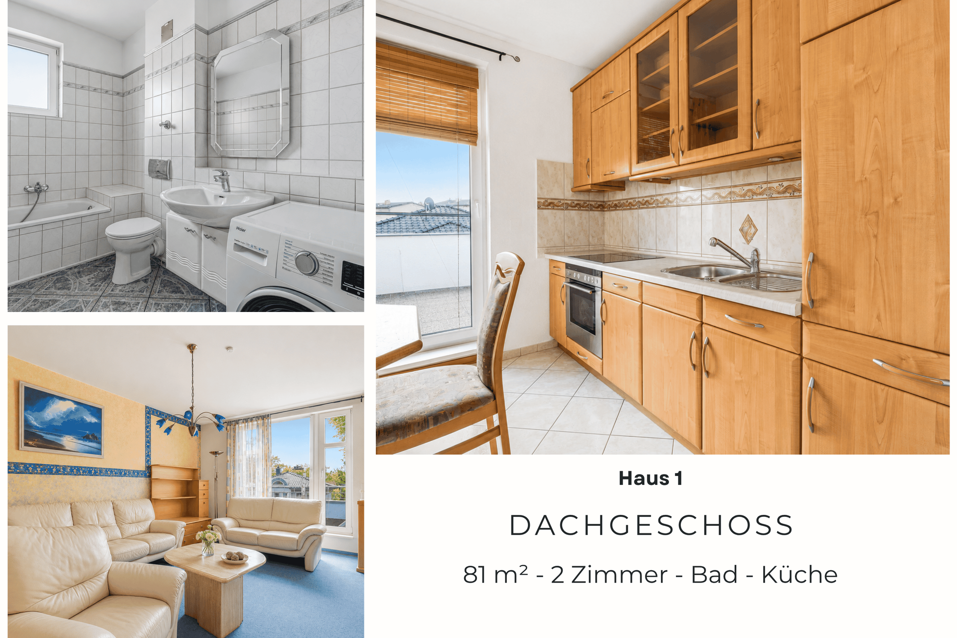 Collage Haus 1 – Dachgeschoss
