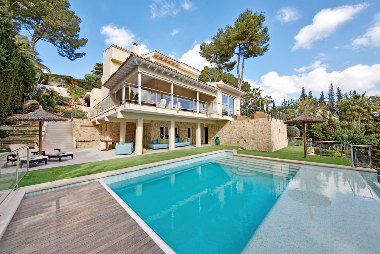 Luxusvilla in Son Vida mit Pool und fantastischen Blick auf den Golfplatz