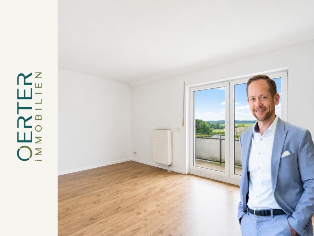 Wohnen in idyllischer Lage: 3-Zimmer-Wohnung mit Balkon & Stellplatz