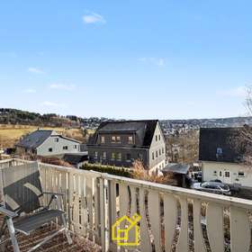 Ausblick Balkon Gleesberg