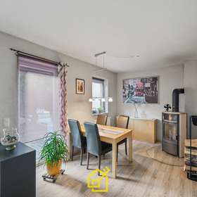 Wohnzimmer Essbereich Kamin