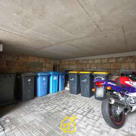 Unterstand Mülltonnen Verbindung Häuser