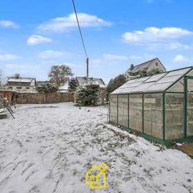 hinterer Garten Gewächshaus