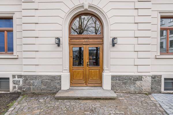 Der Hauseingang