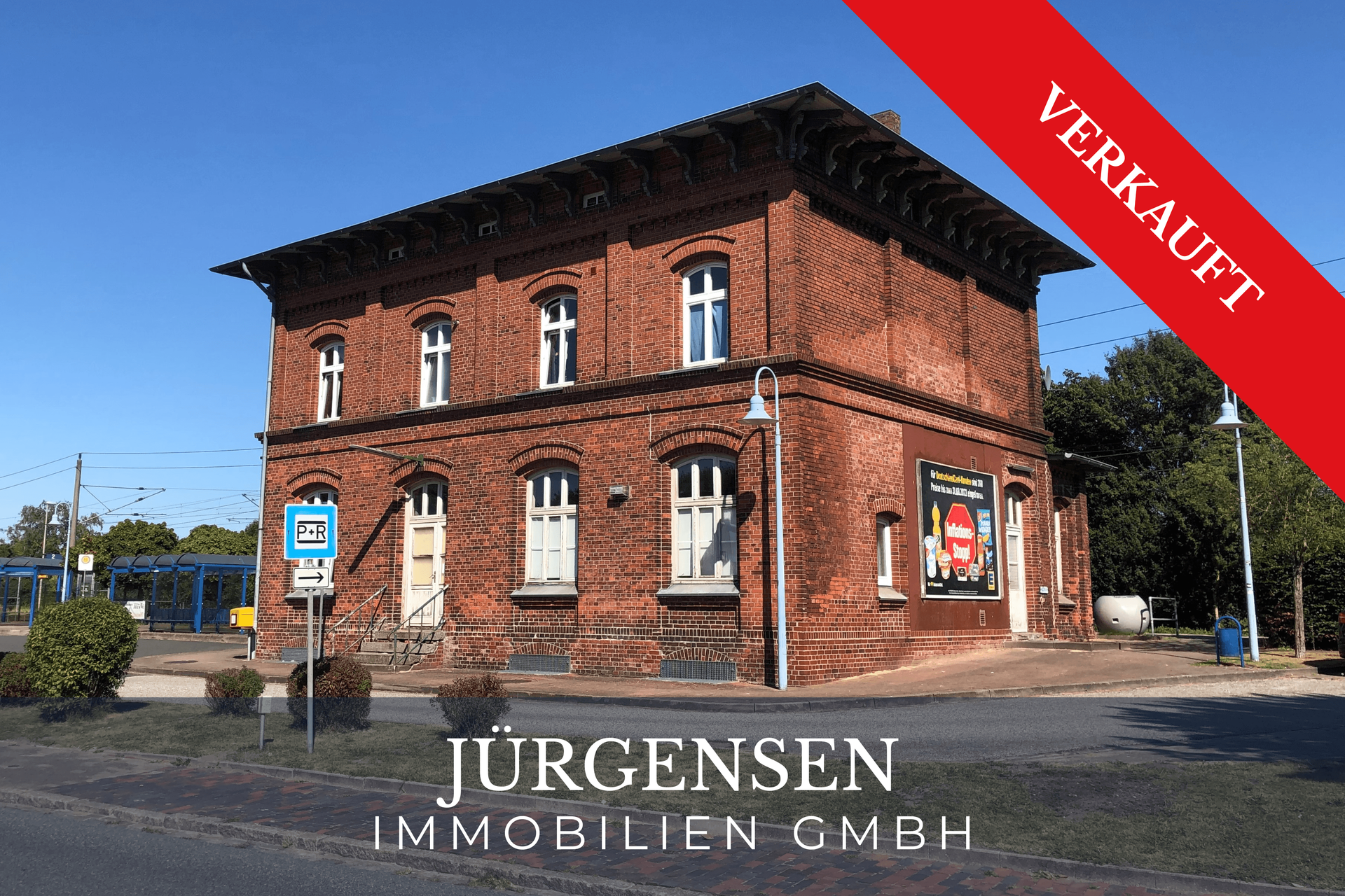 Einzigartige Gelegenheit - Bahnhofsgebäude zu Wohn- und Gewerbezwecken