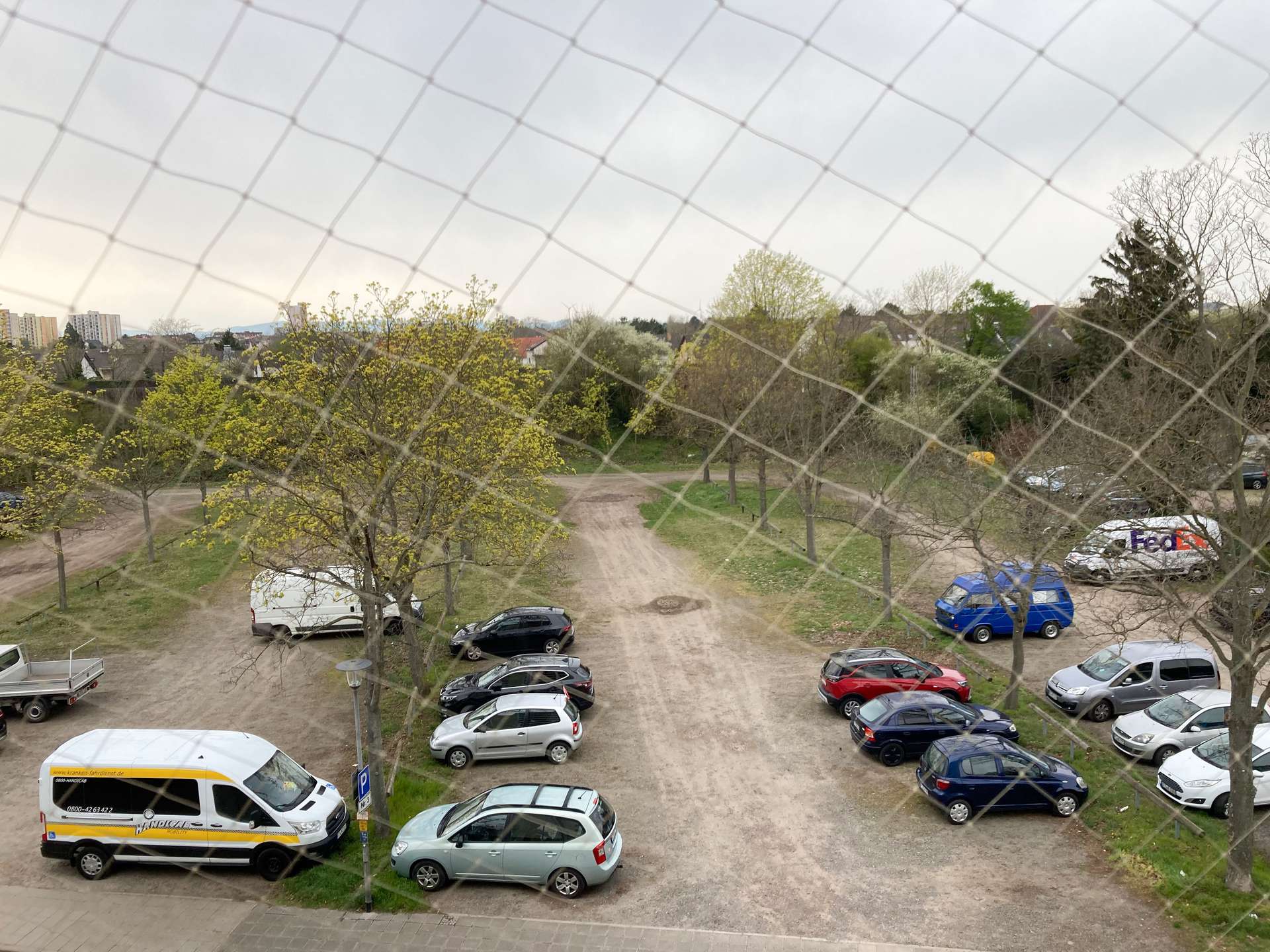 Ausblick vom Balkon