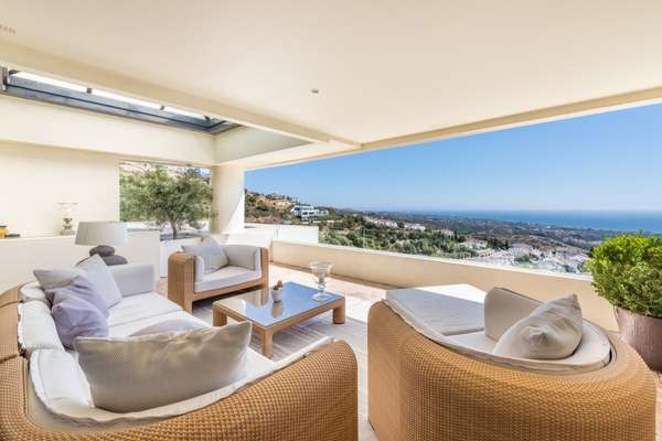 Luxuriöses Penthouse-Duplex mit Meerblick in Marbella