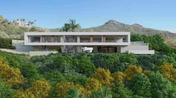 Projekt Designer-Villa mit privilegiertem Blick in Montemayor in Benahavis