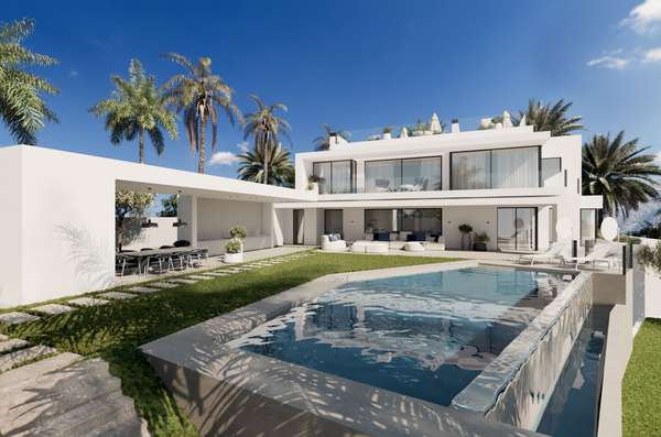 Schlüsselfertiges Projekt im Bau - Luxusriöse Villa in Cascada de Camojan, Marbella