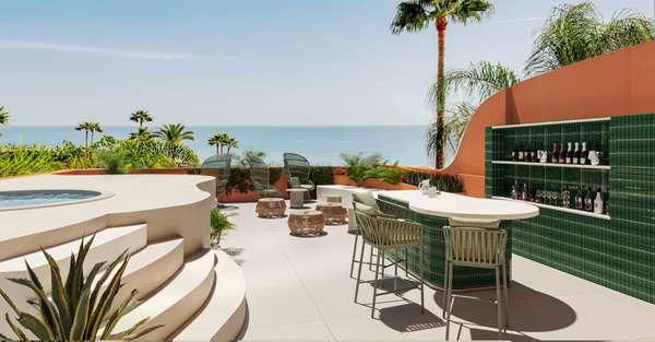 Luxuriöses Penthouse in Strandnähe in Marbella