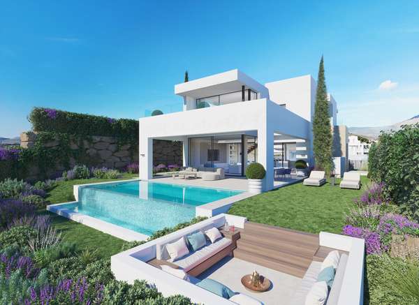 Elegante Villen mit Meerblick in Estepona Golf, Costa del Sol