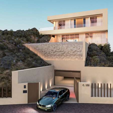 New Luxury Development on the Costa del Sol!This development features an exclusive contemporary villa located in Santangelo Norte, Benalmádena. Designed to maximize natural light, privacy, and views of the Mediterranean, this 427 m² property, built on a 576 m² lot, offers an unparalleled lifestyle with panoramic sea views.Below, we detail the smart layout of this Mediterranean sanctuary:Sleeping Level: First FloorThis level is dedicated to maximum privacy and waking up to the blue sea.Master Suites: Features Bedroom 01 (16.71 m²) and Bedroom 02 (19.67 m²), both with their respective high-end en-suite bathrooms.Horizon Views: These suites open onto a 18.21 m² covered terrace and an 18.93 m² open-air terrace, spaces designed to enjoy the sea breeze and sunrises.Social Hub: Ground FloorThe heart of the home is an open, fluid space that blends seamlessly with the outdoors.Open-Concept Space: A spectacular 48.88 m² living room, dining room, and kitchen, surrounded by floor-to-ceiling windows that flood the space with sunlight.Outdoor Oasis: It connects directly to a spacious terrace and an impressive 30.28 m² infinity-style pool with a cascading edge.Amenities: Includes a 2.61 m² guest restroom.Entertainment and Guest Level: Basement -1A versatile space designed for leisure and hospitality.Private Theater: Features a 17.63 m² screening room (which can expand to 24.37 m² depending on the layout) for enjoying high-end audiovisual experiences.Social Area: A second 22.41 m² living room ideal for informal gatherings.Privacy for Guests: Two additional bedrooms (Bedroom 03 at 12.21 m² and Bedroom 04 at 15.18 m²) with full bathrooms, ensuring the comfort of your guests.Amenities and Mechanical Rooms: Basement Level -2A spacious, functional area with direct access to the property.Large Garage: An impressive 100.93 m² space designed to house a collection of luxury vehicles or provide additional storage.Utility Area: Includes a 15.44 m² laundry room and a foyer with access to the elevator connecting all levels of the villa.Investment and CustomizationThis development is currently in the “shell” phase, with delivery scheduled for July 2027.This represents a unique opportunity for the buyer:Custom Design: You have the option to customize the materials, finishes, and interiors to tailor every detail to your personal taste.Appreciation Potential: Purchasing the property at this stage allows you to lock in the current price in a rising market, with an estimated annual growth of up to 8%.Strategically located near Malaga Airport, international schools, and golf courses, and with the unspoiled natural beauty of the mountains behind it, this villa strikes the perfect balance between luxury and tranquility.