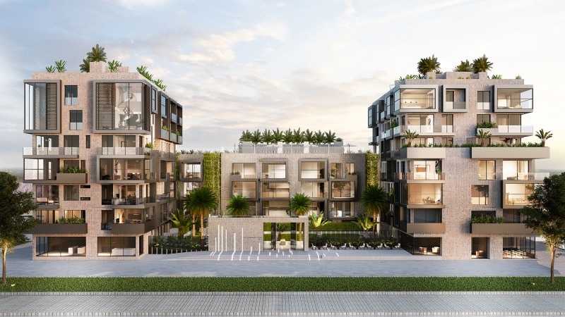 Innovatives Apartment 
mit Rooftop-Pool und Spa