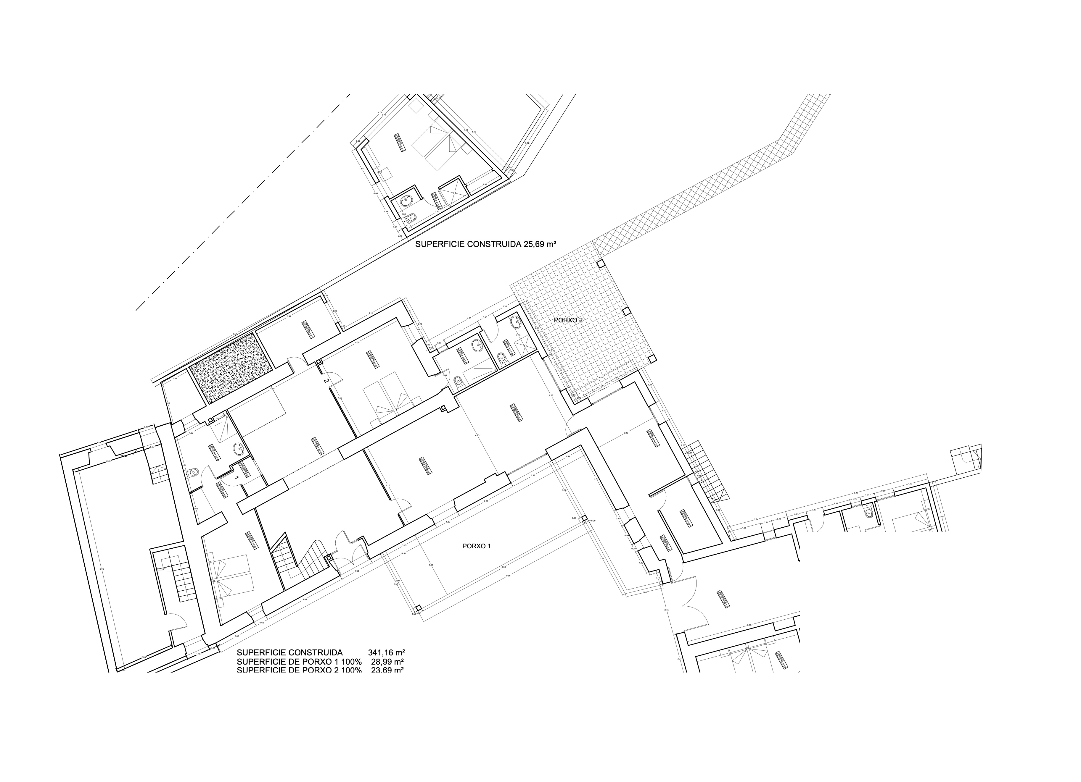 Historisches Agrotourismus-Anwesen nahe Ses Salines floor plan