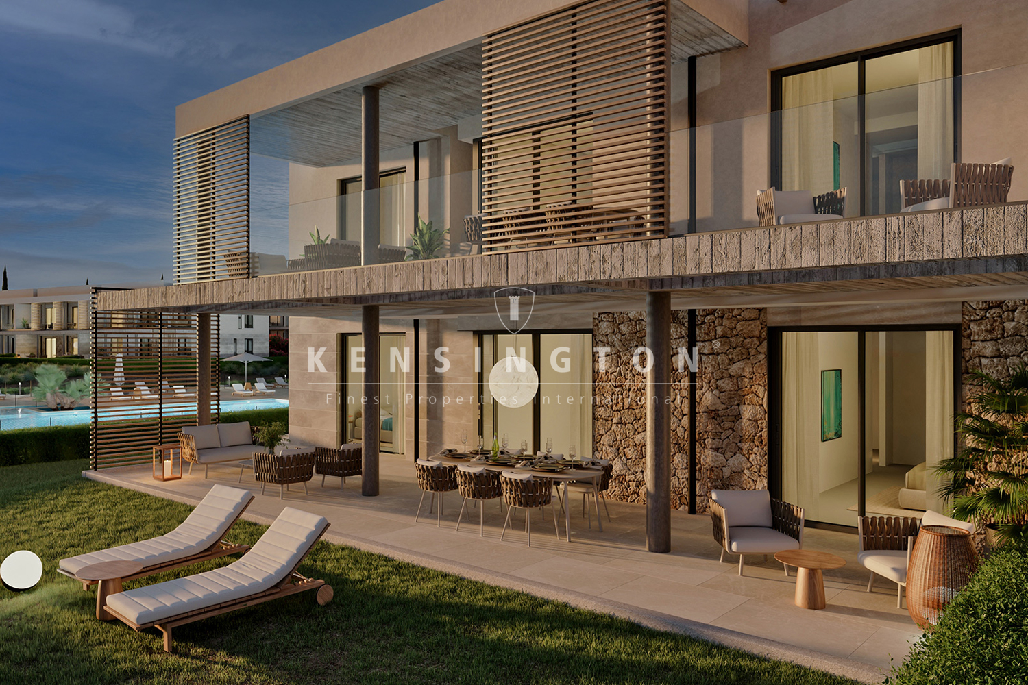 Neubau-Gartenwohnung in einer Anlage mit Pool in Sa Ràpita, Mallorca