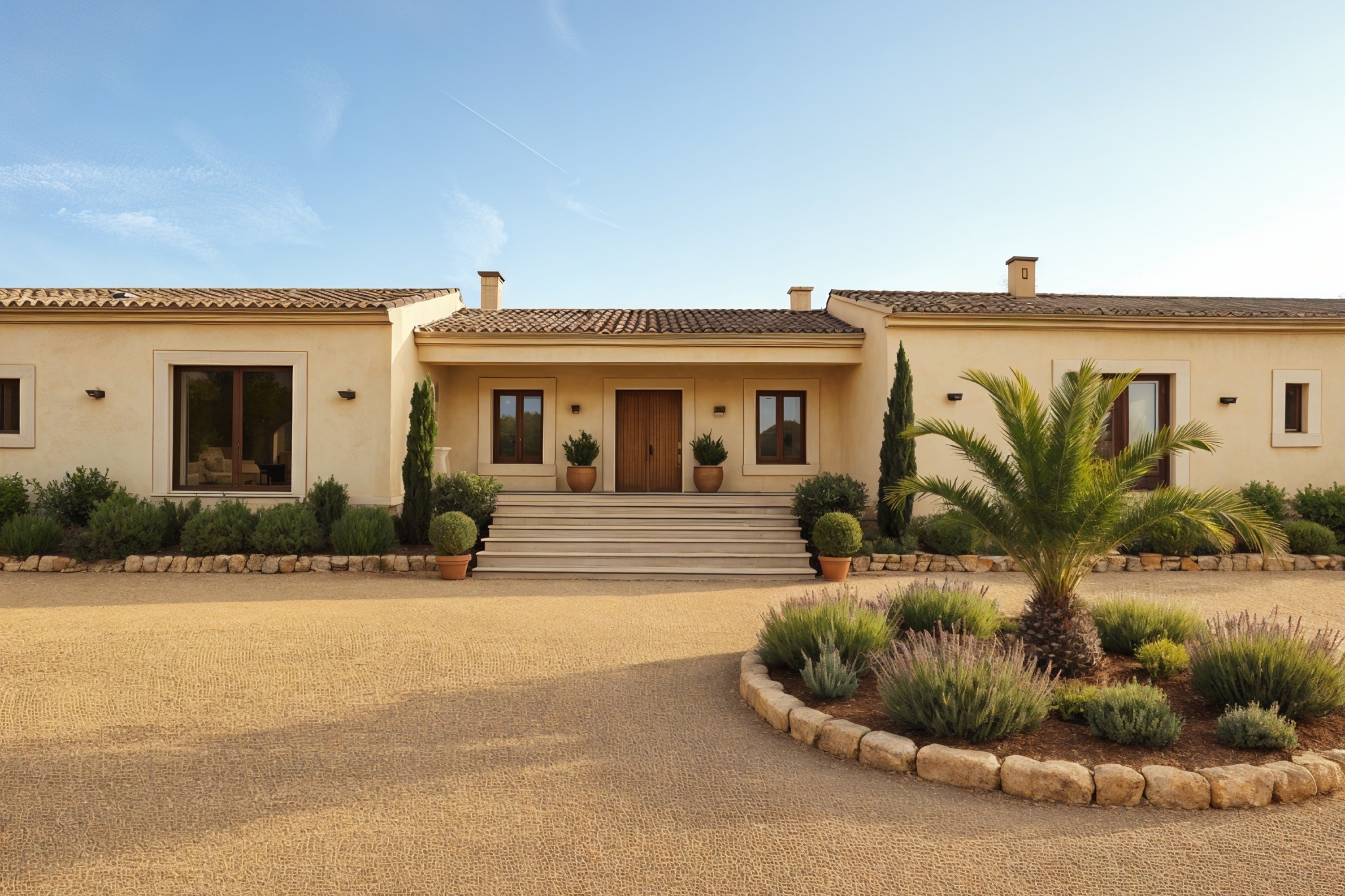 Ready-to-move-in new-build villa with large plot in the south of Mallorca