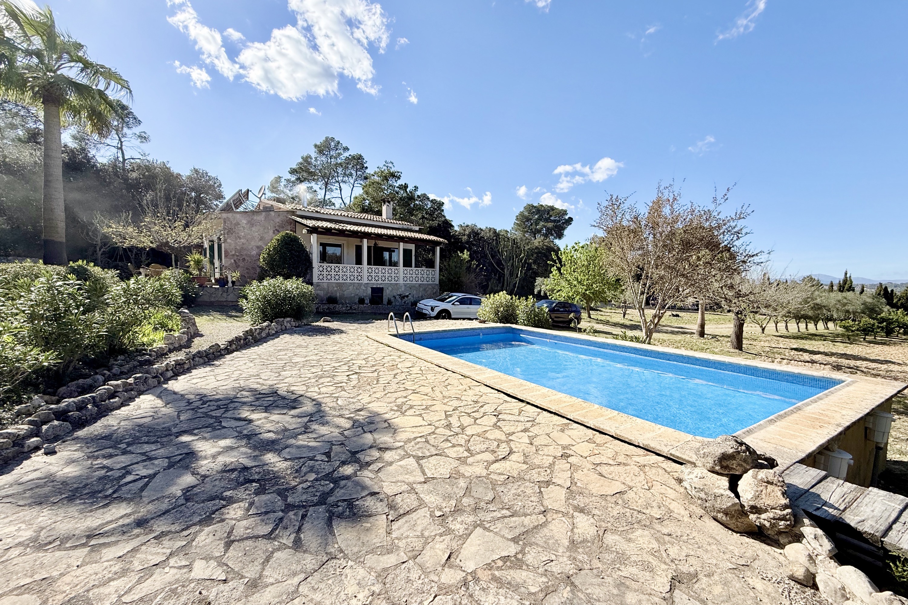 Autarke Finca mit Werkstatt und Pool in der Nähe von Sant Joan, Mallorca