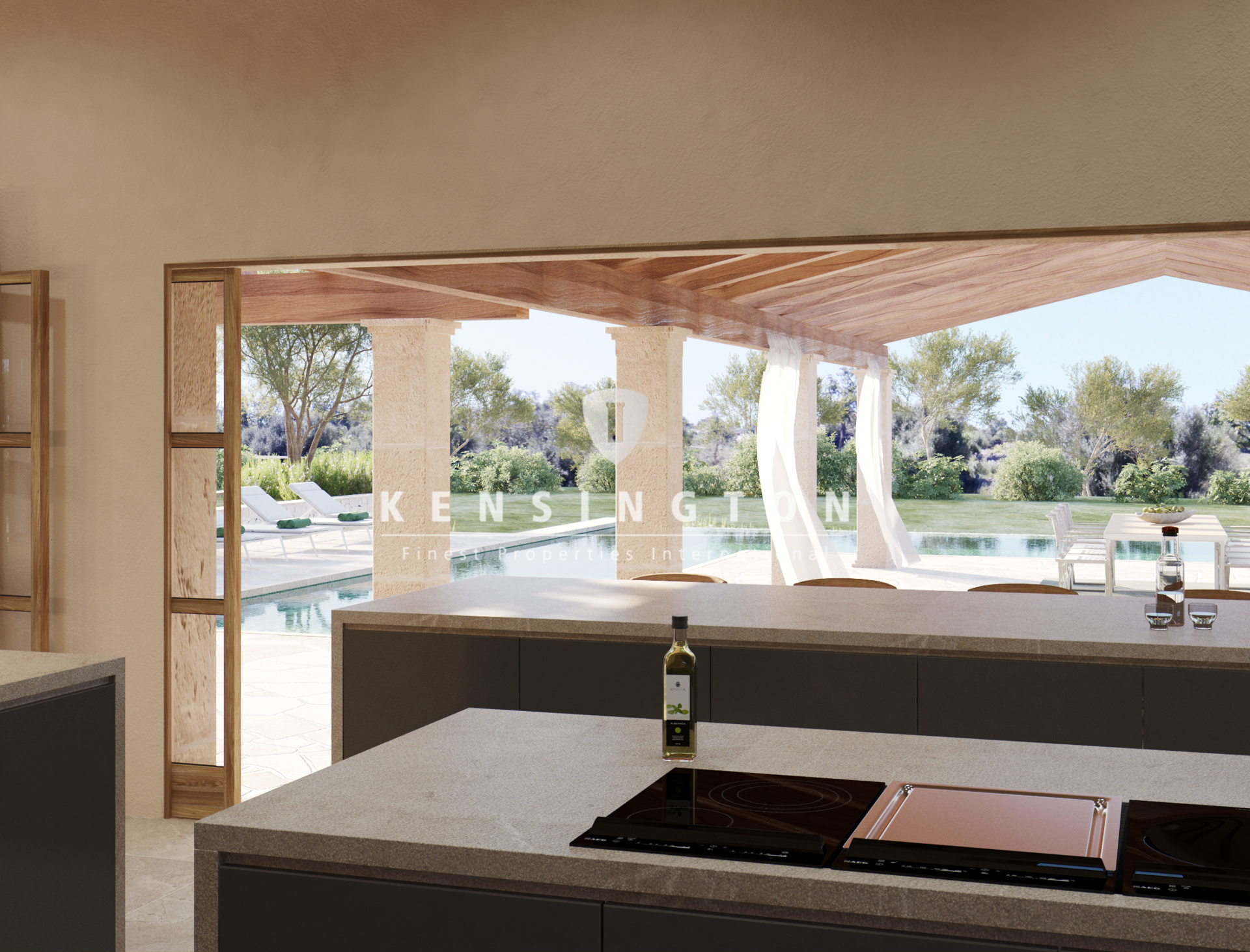 Grundstück mit Basisprojekt für eine Finca mit Pool