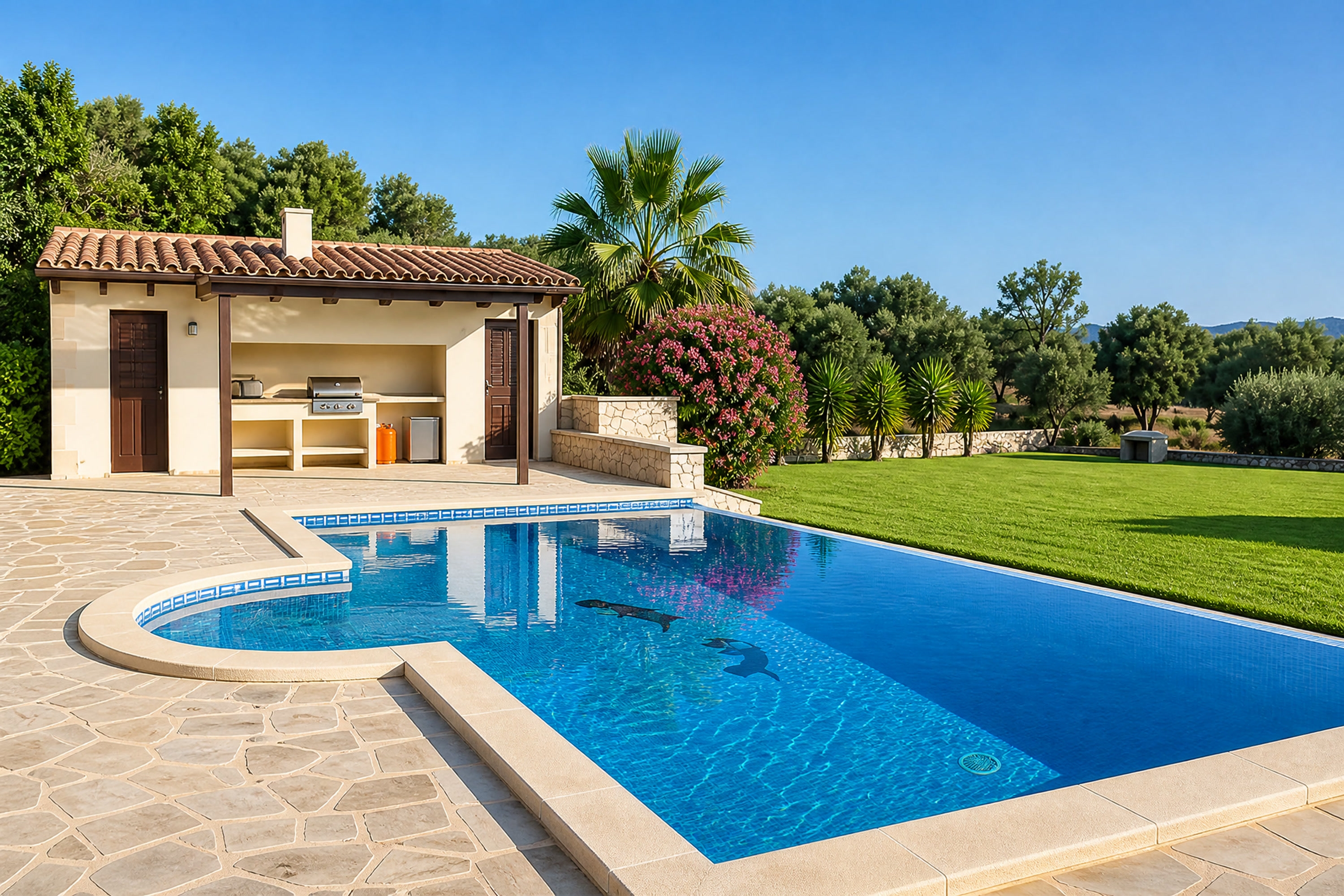 Natursteinfinca mit Pool, Pferdekoppel, Gästehaus und Weitblick (MIETE MÖGLICH) · Bildergalerie 13