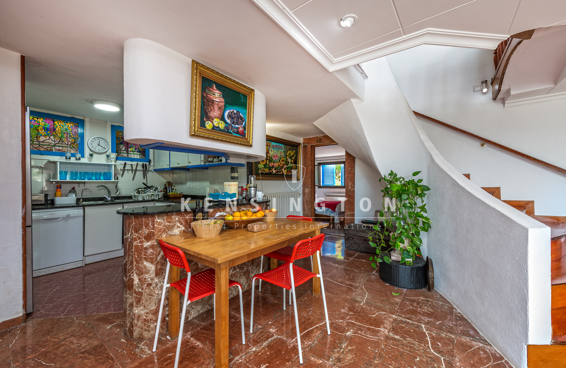 Villa in 1. Meereslinie mit Blick auf die Bucht von Palma, Mallorca