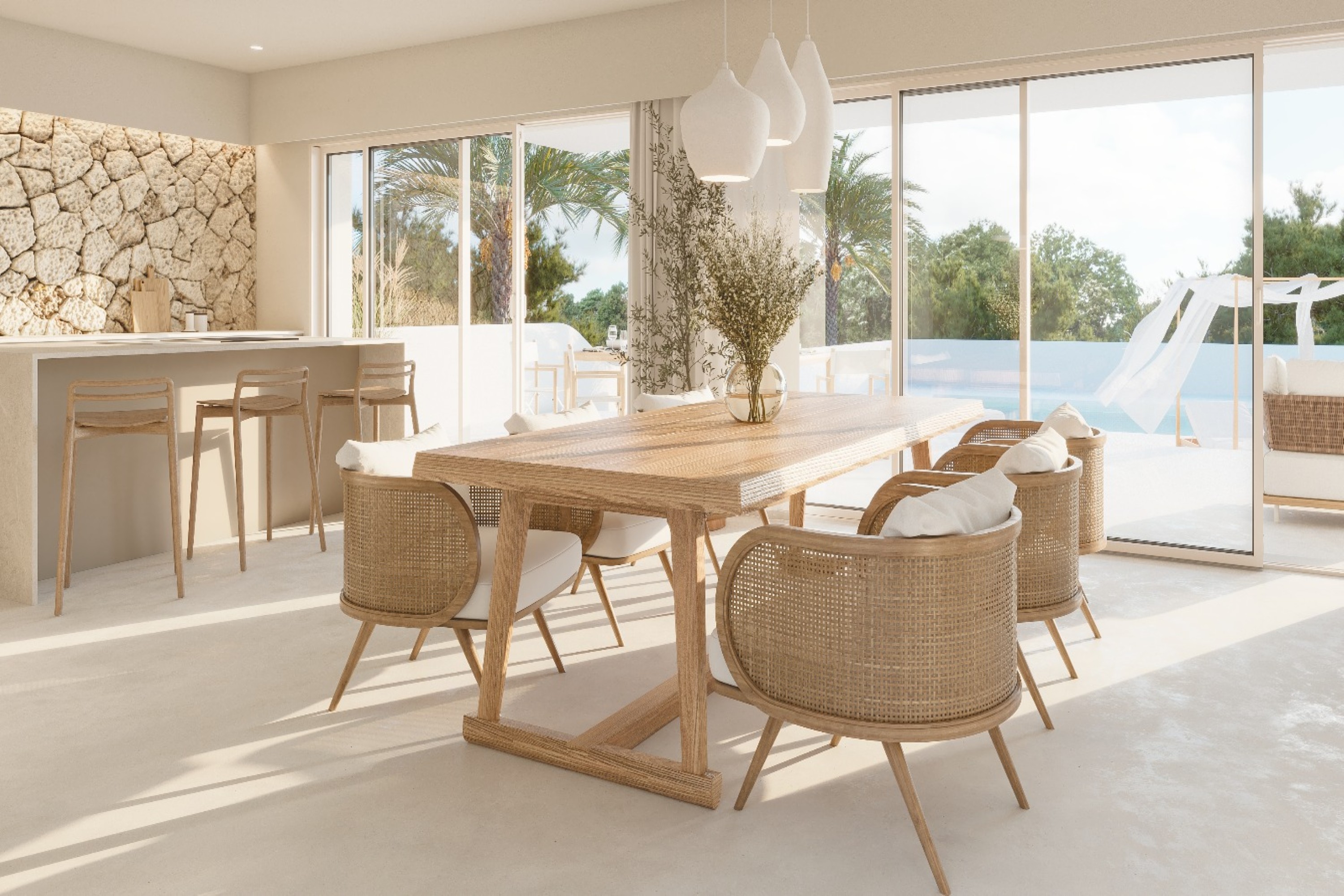 Neubau-Designvilla in Toplage von Cala d’Or nahe Yachthafen