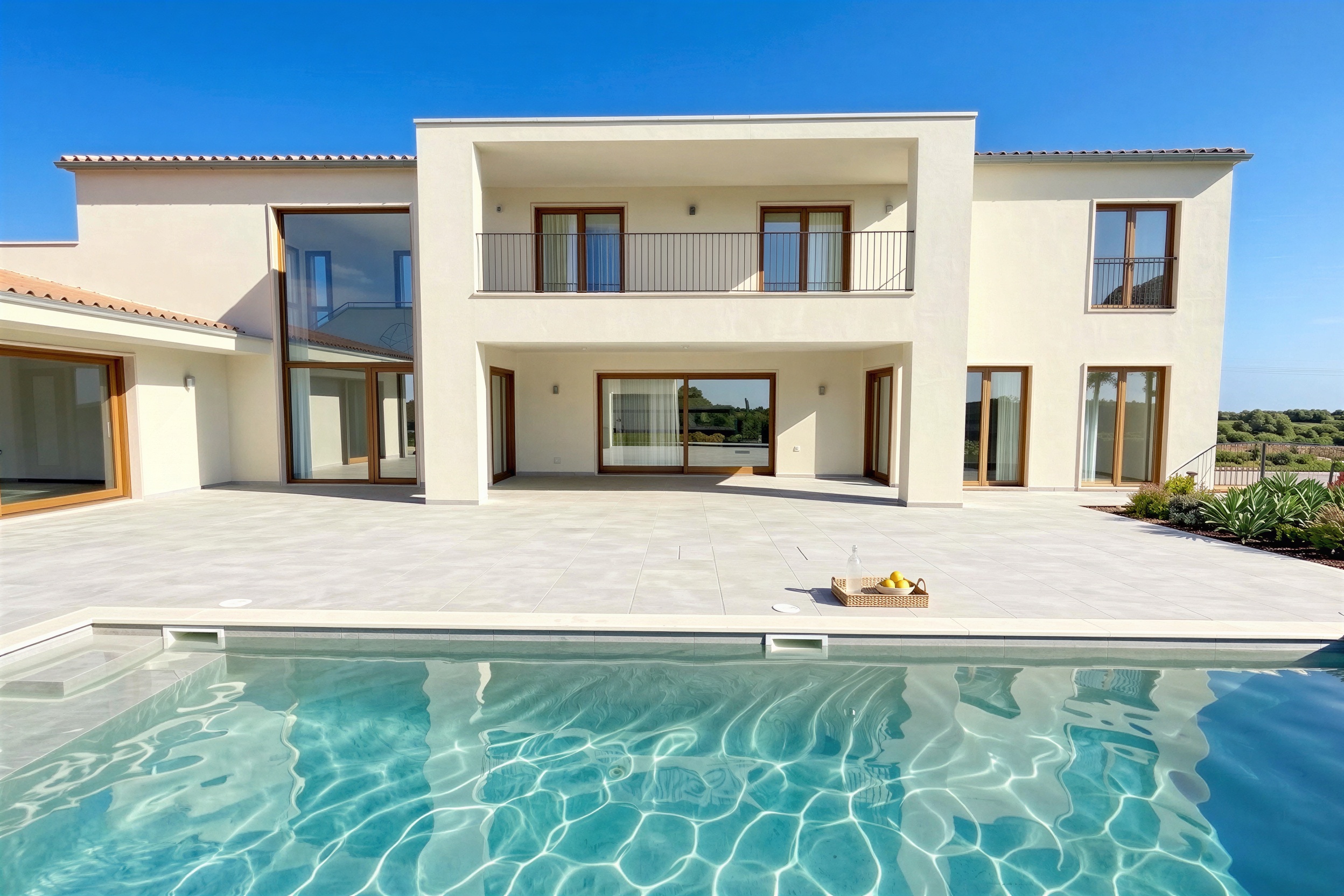 Exclusiver Neubau mit Pool, Tiefgarage und großem Garten