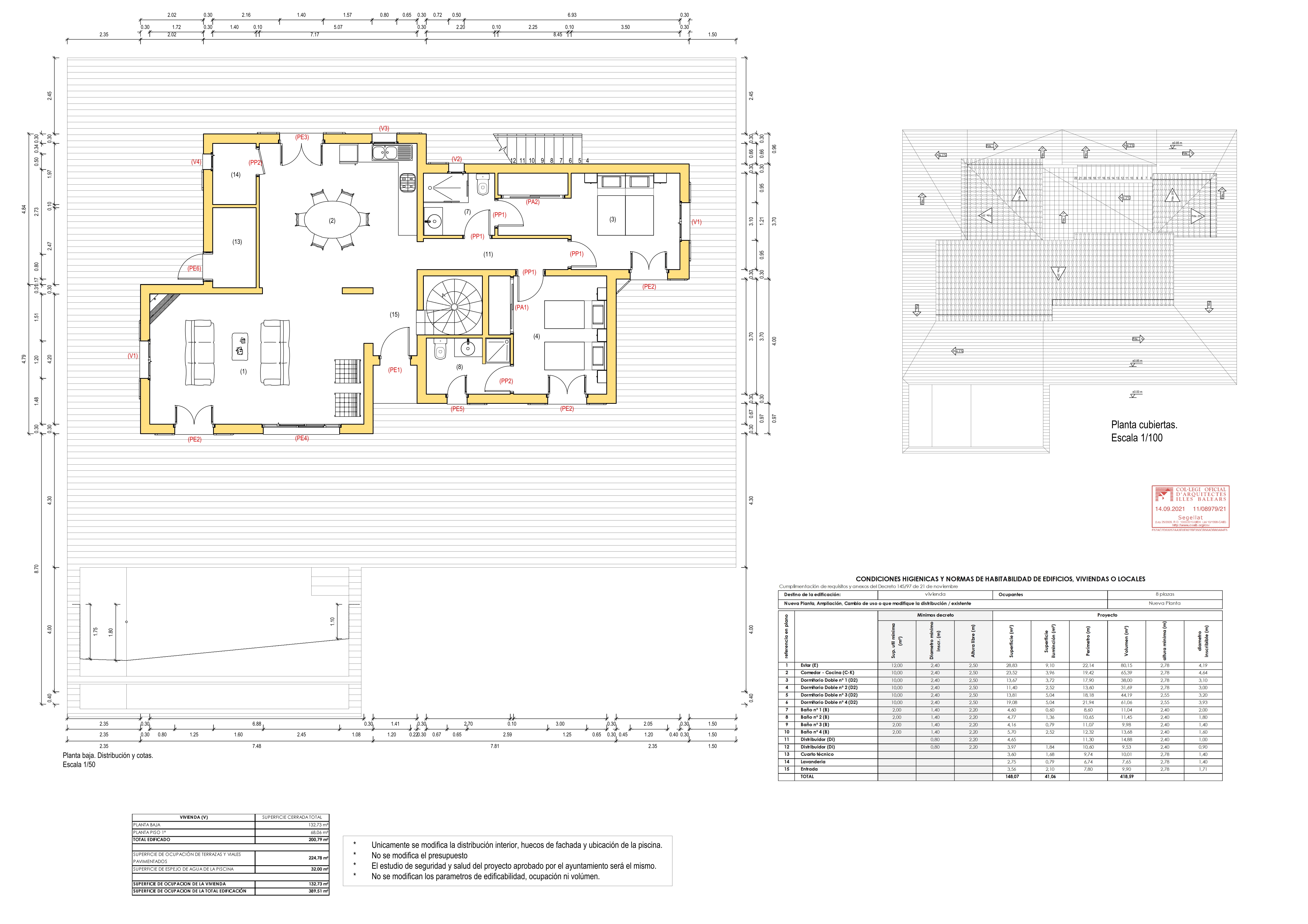Moderne Neubau-Finca mit Pool & Panoramablick - Seller Finance floor plan