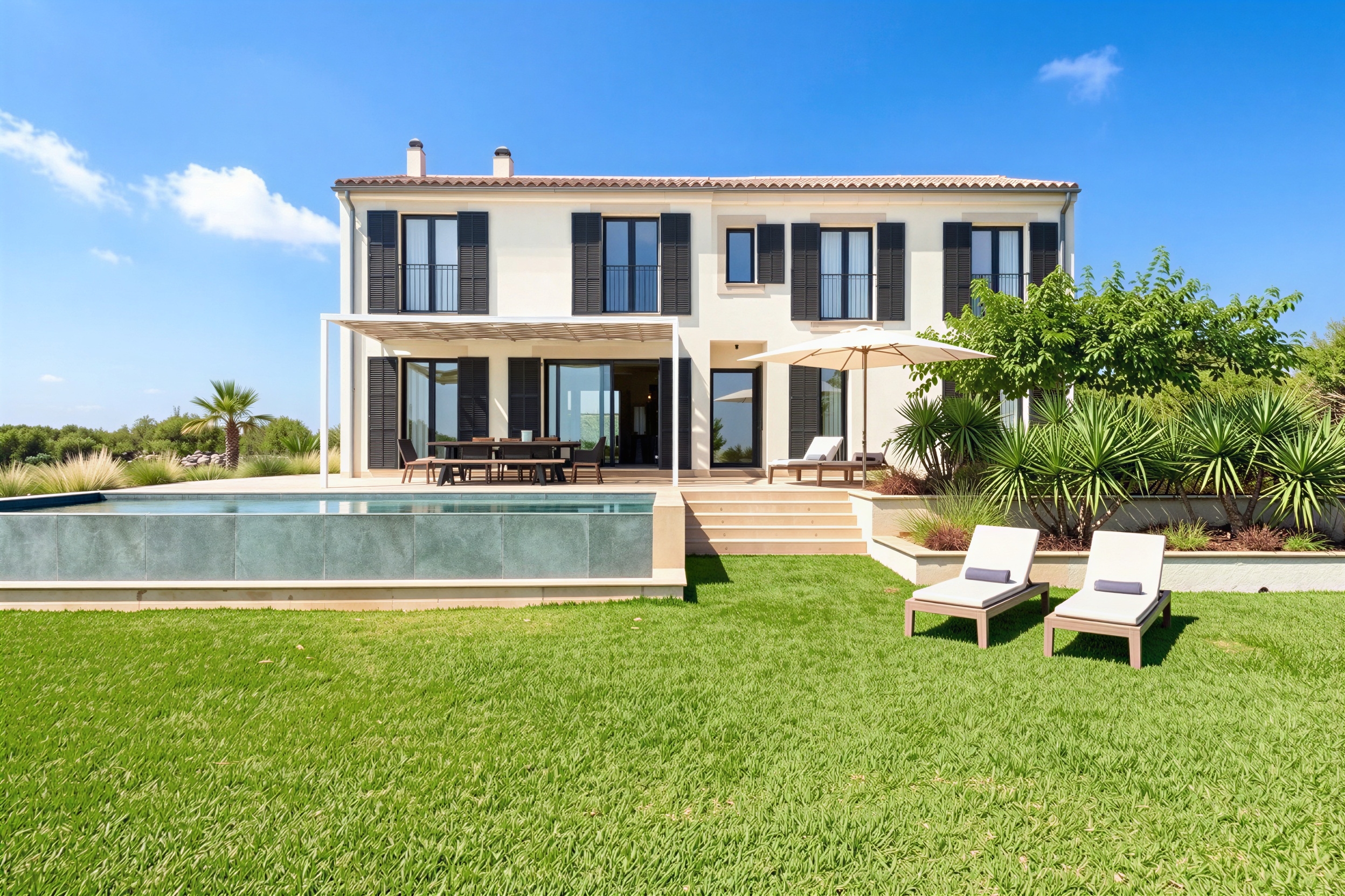 Moderne Neubau-Finca mit Pool & Panoramablick - Seller Finance