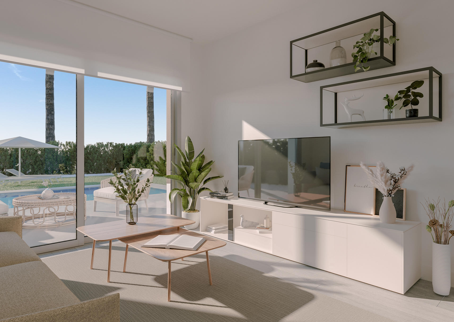 Neubau Maisonette-Wohnung mit Garten nahe Es Trenc in Colònia de Sant Jordi, Mallorca