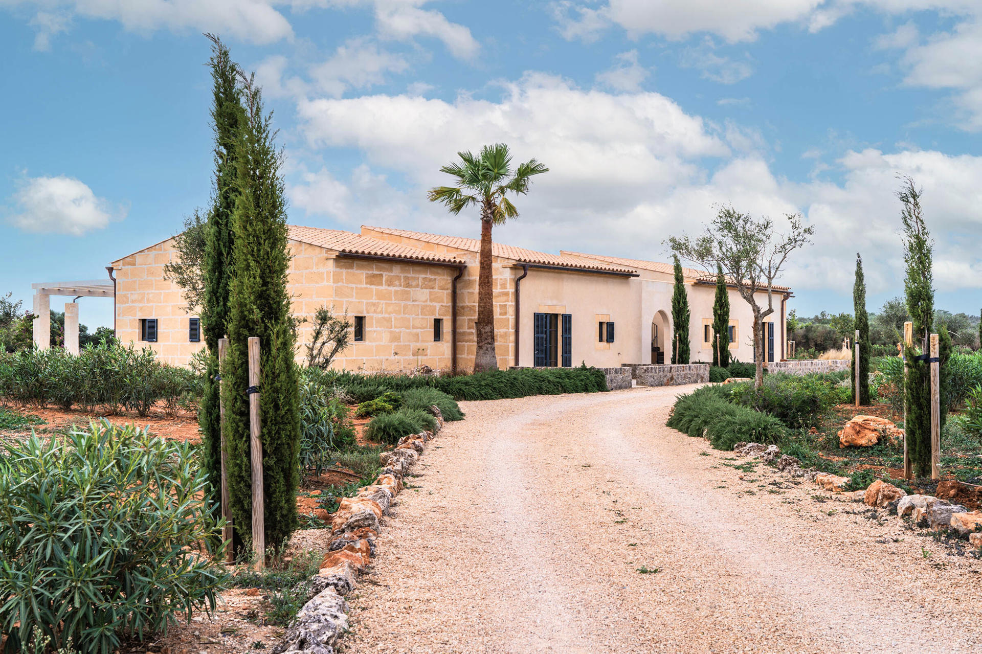 Neubau-Finca bei Campos, Mallorca – eine Oase der Ruhe ganz nahe von Es Trenc