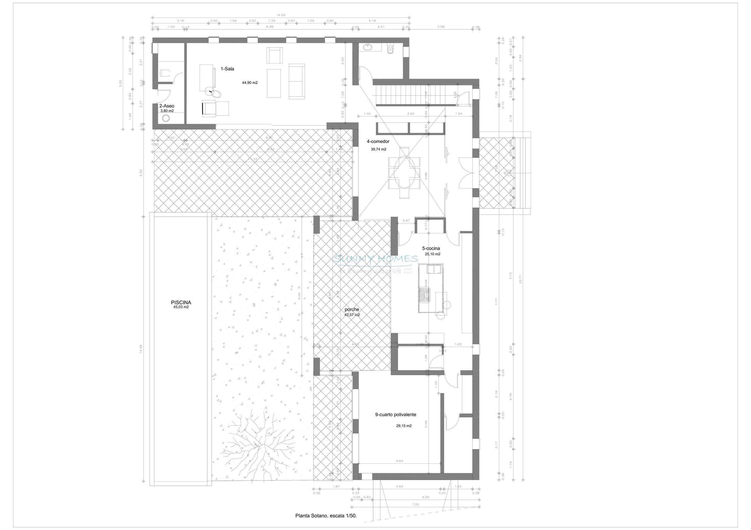Exclusiver Neubau mit Pool, Tiefgarage und großem Garten floor plan