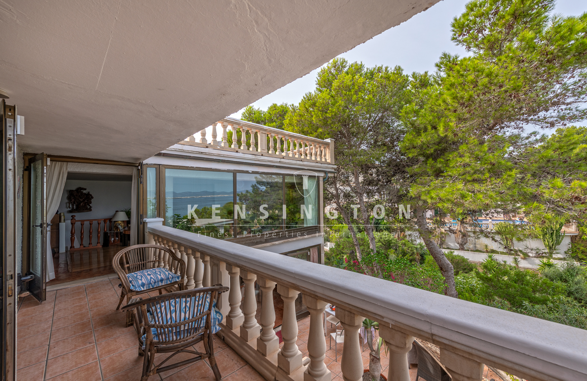 Villa en primera línea con vistas a la bahía de Palma, Mallorca · Galería 17