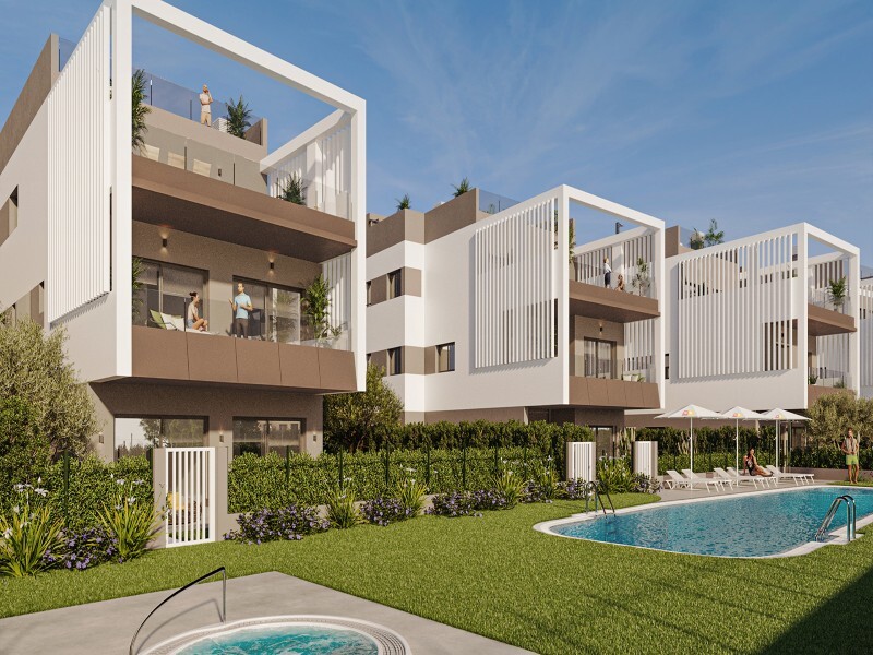 New-build penthouse with sea-view terrace in Colònia de Sant Jordi, Mallorca