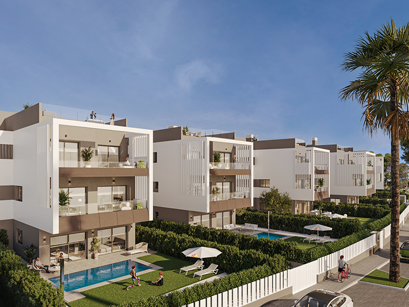 New-build penthouse with sea-view terrace in Colònia de Sant Jordi, Mallorca