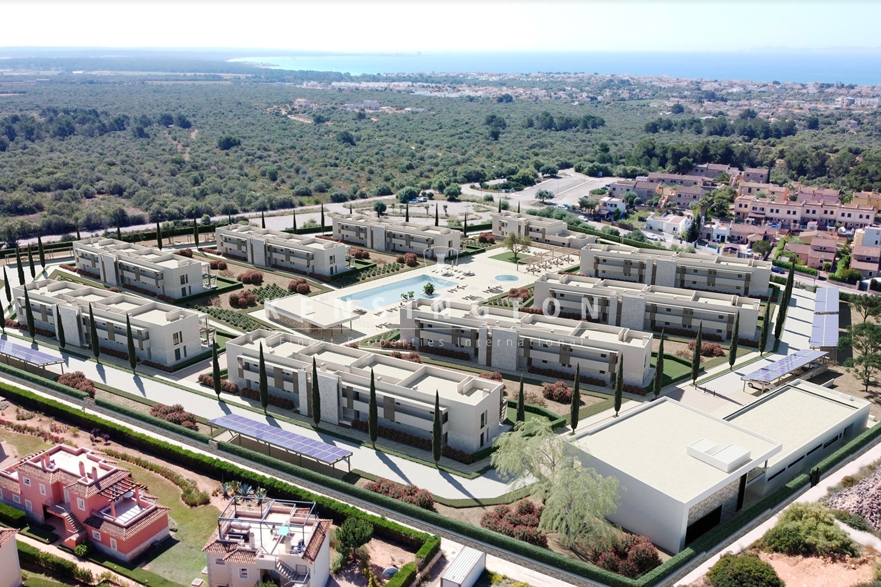 Neubau-Penthouse mit Terrassen in einer Anlage mit Pool in Sa Ràpita, Mallorca · Bildergalerie 69