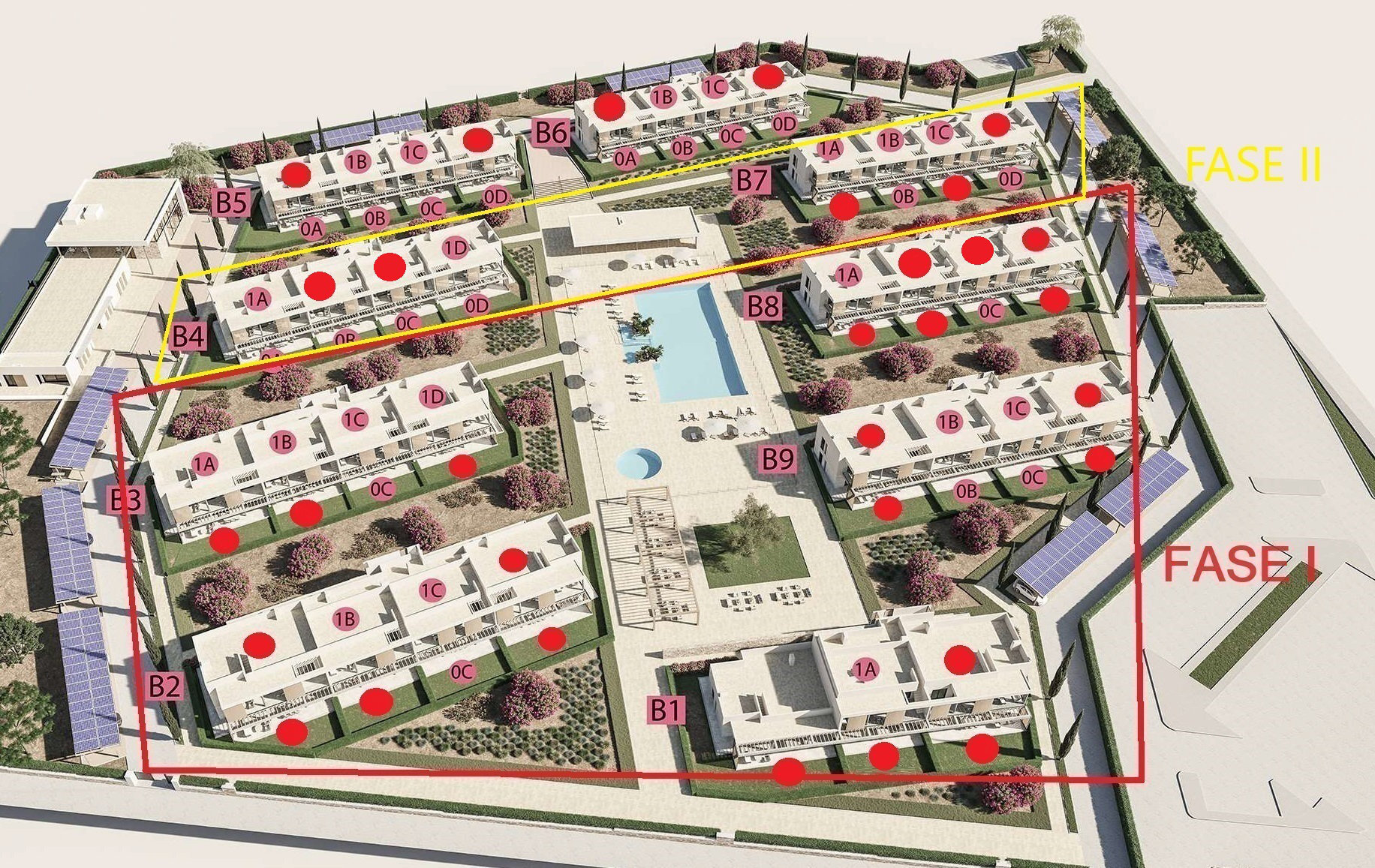New-build penthouse with terraces in a complex with pool in Sa Ràpita, Mallorca floor plan