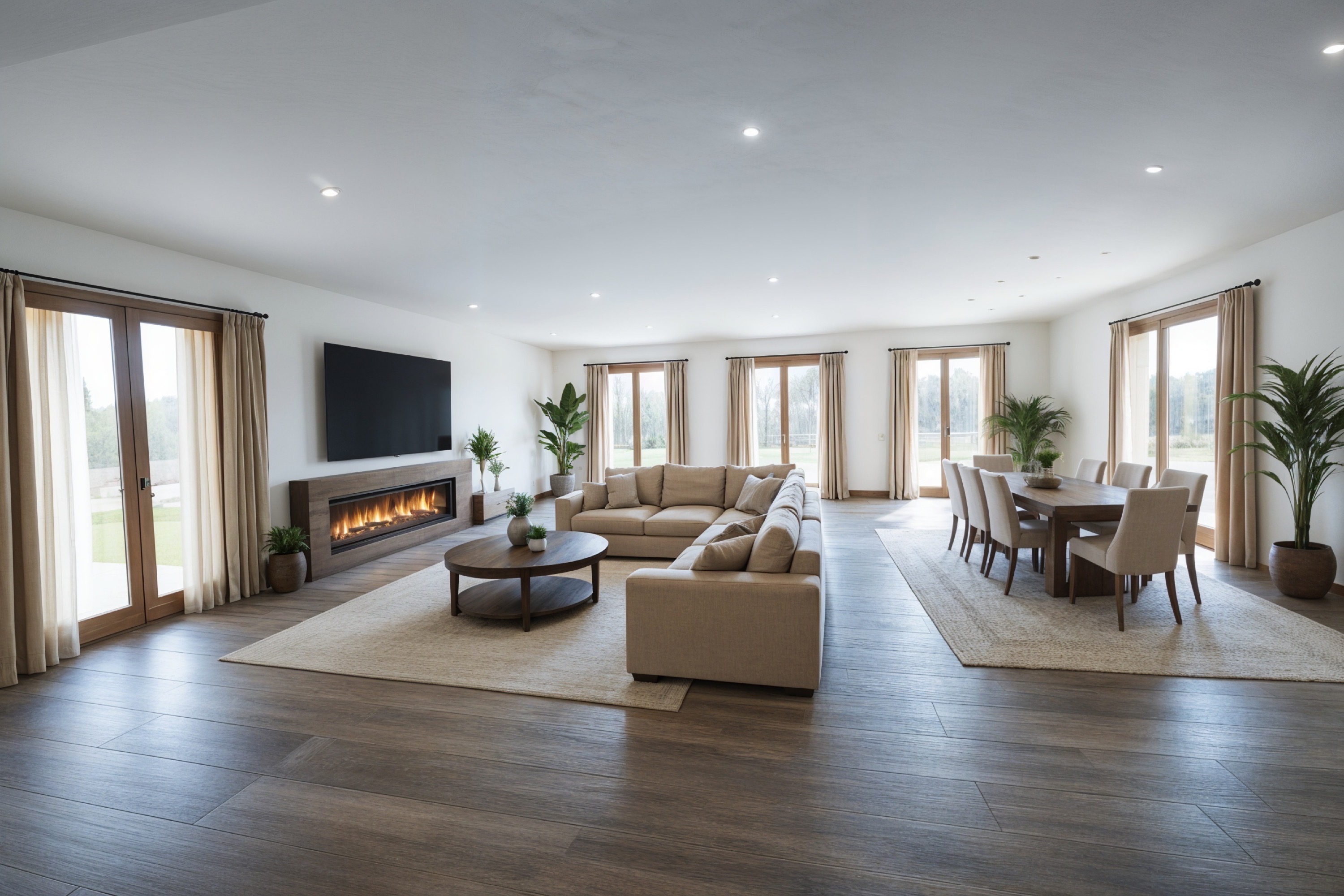 Ready-to-move-in new-build villa with large plot in the south of Mallorca