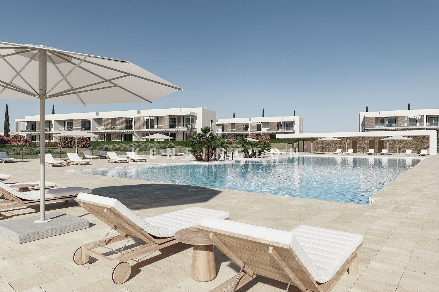 New-build penthouse with terraces in a complex with pool in Sa Ràpita, Mallorca
