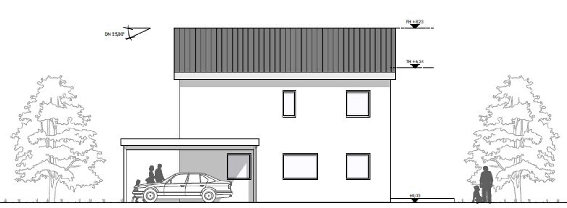 Ansicht Haus West
